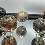 Large Black Moonstone Crystal Sphere
