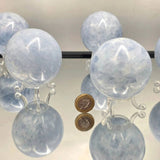 Blue Calcite Crystal Sphere 400-500g