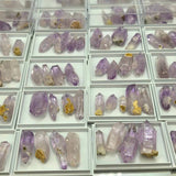 4 X Small Veracruz Crystal Points In Display Case