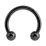 Horseshoe - PVD Black (Steel)