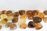 Small Golden Healer Quartz Crystal Heart
