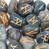 Crystal Runes Set in Pouch