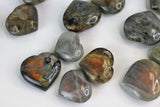 Small Sunset Labradorite Heart
