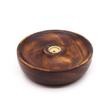 Large Wooden Incense Stick & Cone Burner