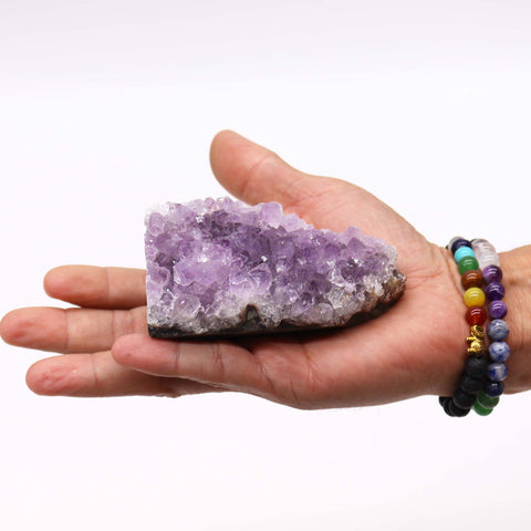 Medium High Grade Amethyst Standing Cluster