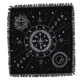 Sun & Moon Chart Fringed Alter Cloth