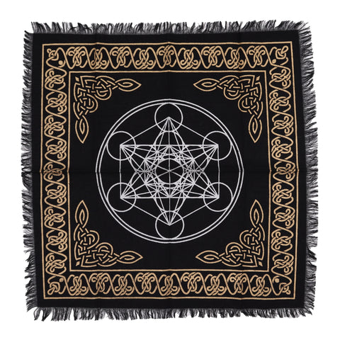 Chakra Chart Fringed Alter Cloth