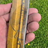 Large Tigers Eye Crystal Slice 12cm