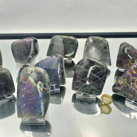 Purple Labradorite Crystal Freeform 200-300g