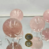 Rose Quartz Crystal Sphere 150-250g