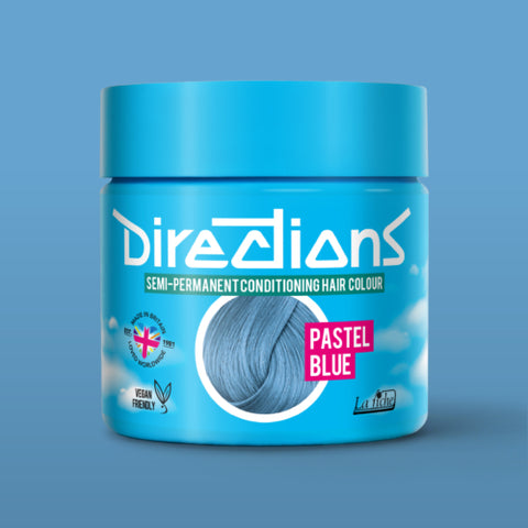 Pastel Blue Directions Semi Permanent Hair Dye