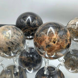 Large Black Moonstone Crystal Sphere