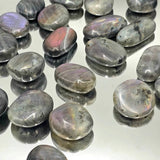 Small Purple / Sunset Labradorite Crystal Palmstone