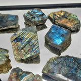 Labradorite Crystal Half Polished Slice