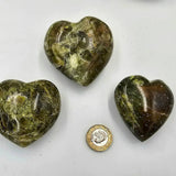 Green Opal Crystal Heart