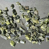 Small Natural Green Tourmaline Crystals in Bag