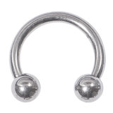 Horseshoe - Silver Titanium