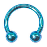 Horseshoe - Turquoise Titanium