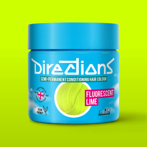 Fluorescent Lime Directions Semi Permanent Hair Dye