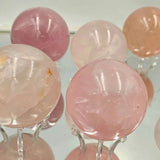Large Rose Quartz Crystal Sphere 350-450g