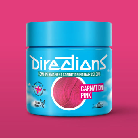Carnation Pink Directions Semi Permanent Hair Dye