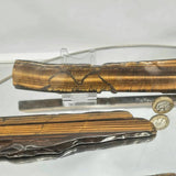 Large Tigers Eye Crystal Slice 20cm