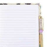 Cute & Creepy Cat A5 Notebook with Amethyst Pen