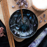 Crystal Witch Ceramic Incense Plate