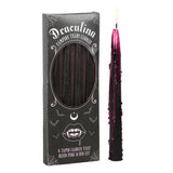 4 Pink Vampire Tears Taper Candles