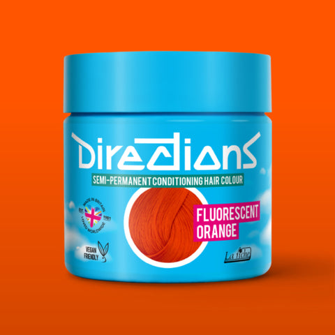 Fluorescent Orange Directions Semi Permanent Hair Dye