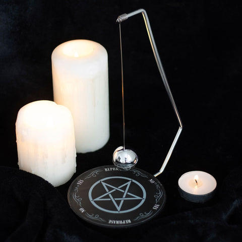 Pendulum with Pentagram Stand
