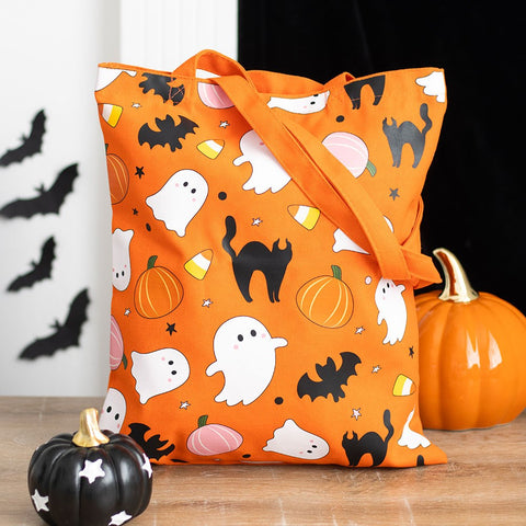 Sweet & Spooky Ghost Tote Bag