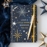 Leave a Little Sparkle A5 Notebook with Citrine Pen