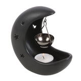 Black Crescent Moon Hanging Warmer