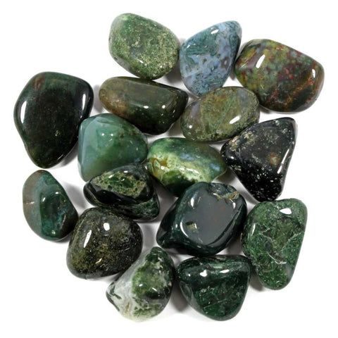 Moss Agate Polished Tumblestone