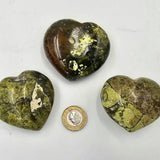 Green Opal Crystal Heart