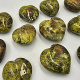 Green Opal Crystal Heart