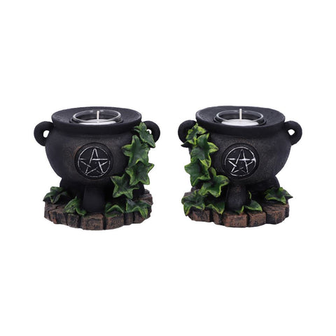 Ivy Cauldron Tea Light Holders
