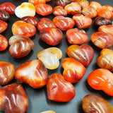 Small Carnelian Crystal Hearts
