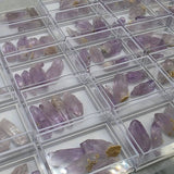 4 X Small Veracruz Crystal Points In Display Case
