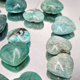 Amazonite Crystal Pocket Hearts