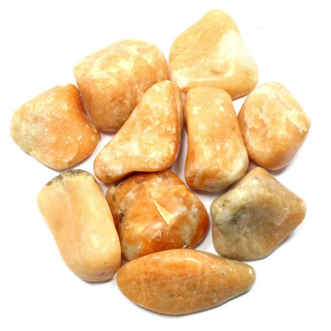 Orange Calcite Polished Tumblestone